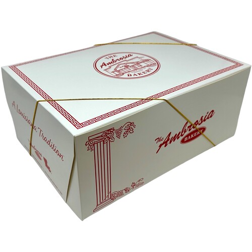 14X10X6 400 GSM LC 1/4 SHT BX AMBROSIA BAKERY