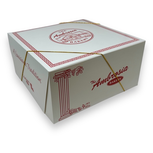 12X12X6 400 GSM LC LRG CAKE BX AMBROSIA BAKERY